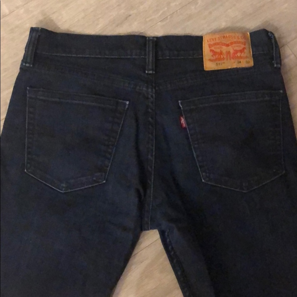 Levi Slim Straight Blue Jeans
